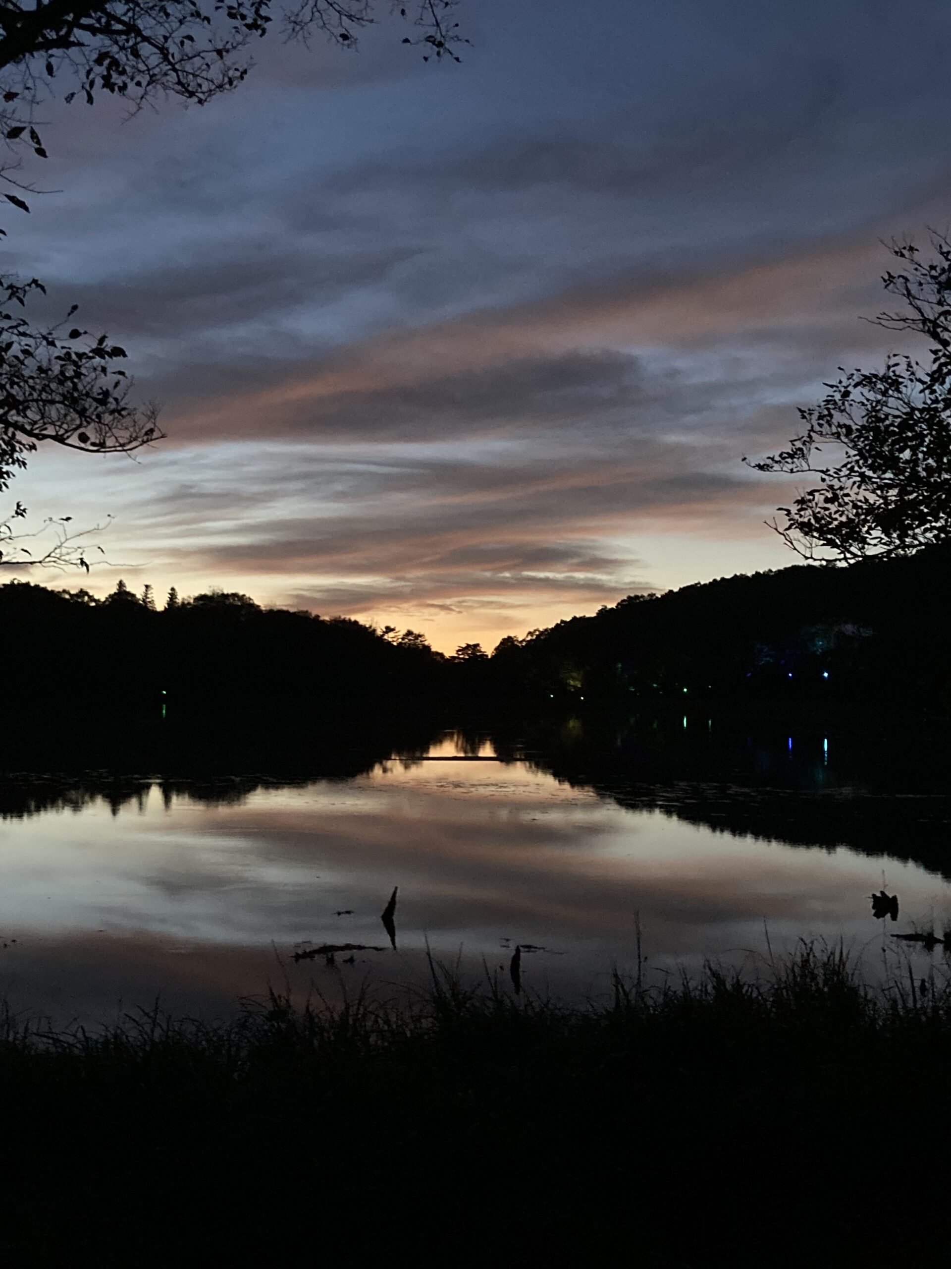 観音沼森林公園 夕方 | フォトナビ下郷