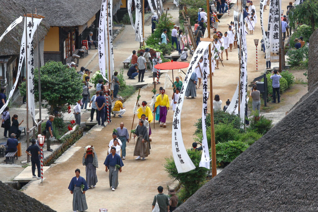 7月2日、伝統のまつりを撮る|大内宿「半夏まつり」