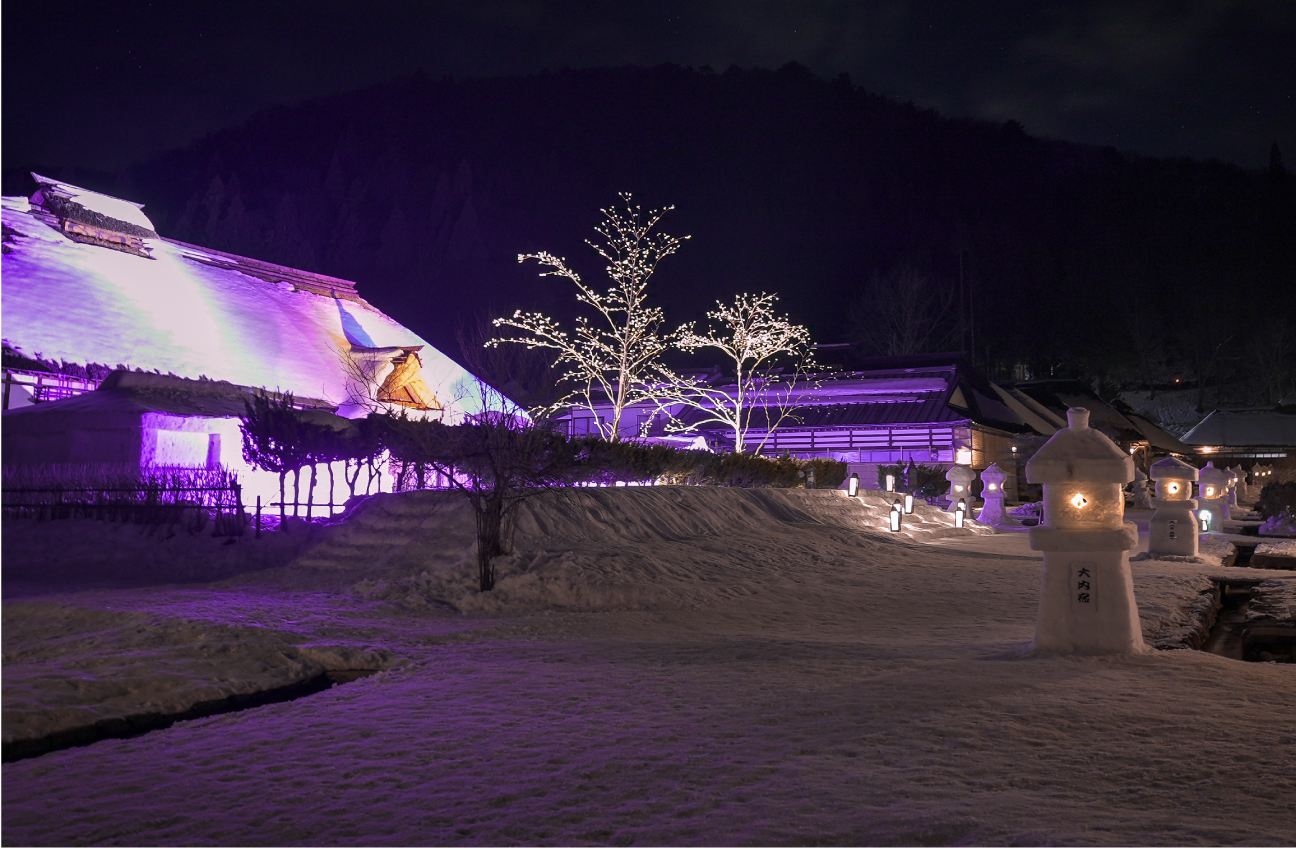 大内宿 雪まつり