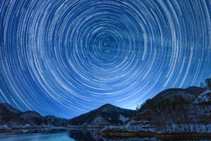 大内ダムで撮る星景写真