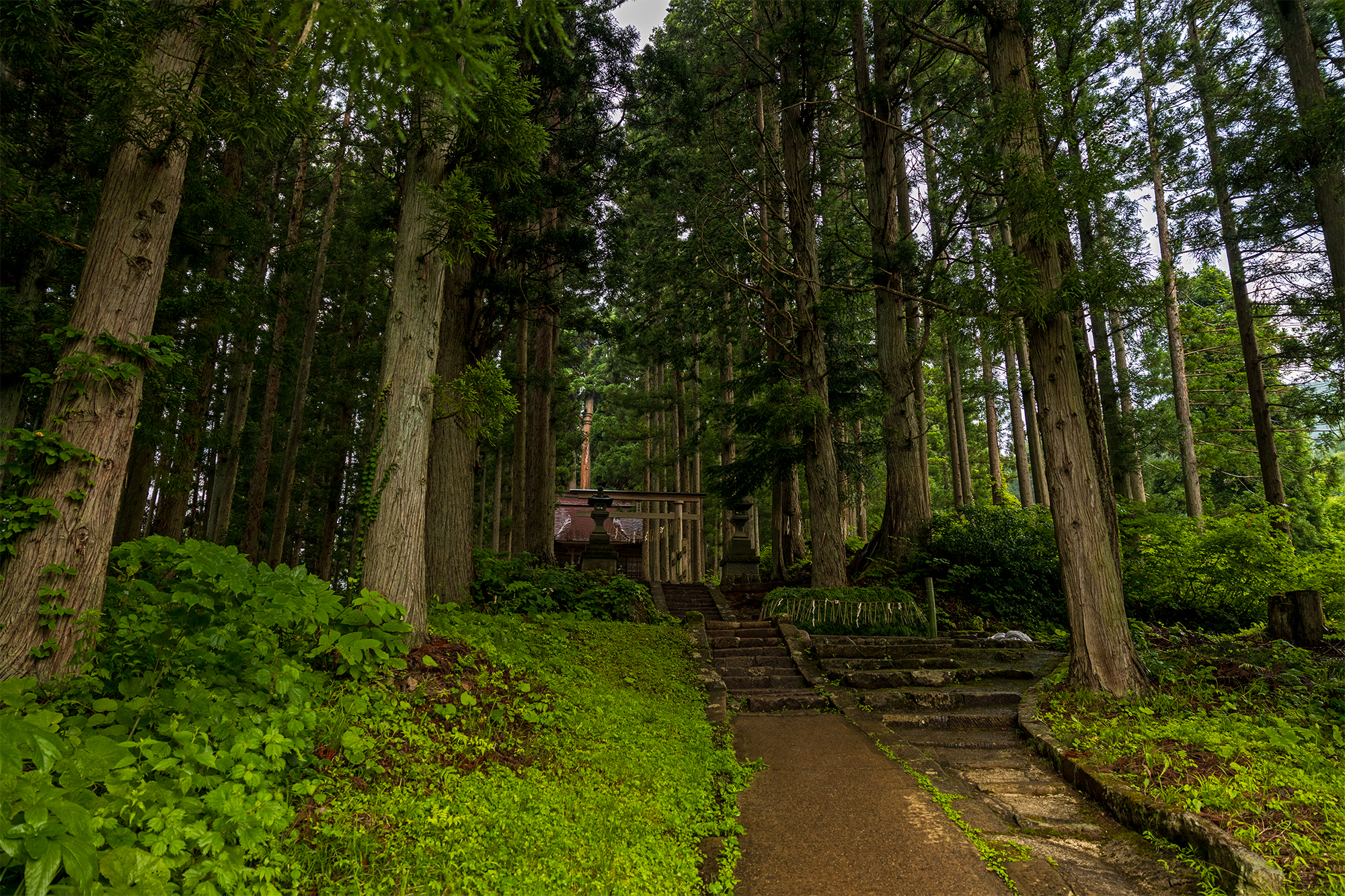 高倉神社（大内宿）